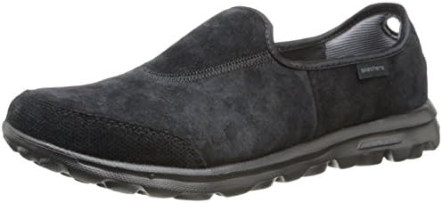 Skechers Performance Women's Go Walk Winter Memory Foam Slip-On Walking Shoe,Black,6 M US
