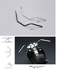 デイトナ:DAYTONA ハンドルバー トラッカースタイルバー外径：Φ25.4素材：クロームメッキ 汎用