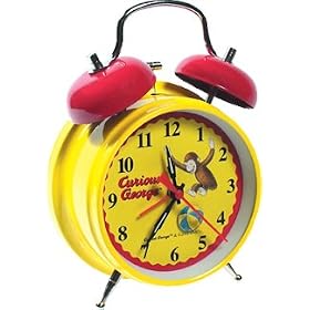 CURIOUS GEORGE kids ALARM CLOCK childrens decor