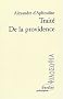 Trait� de la providence