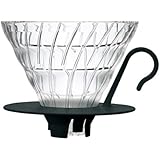 Hario VDGN-02B V60 Glass Coffee Dripper, Black 2014 Edition