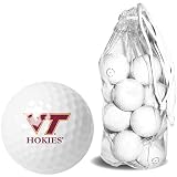 Virginia Tech Hokies NCAA 15 Golf Ball Clear Pack