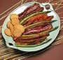 Wild Alaskan Smoked Salmon Strips, Two and a half full pounds, five packages, each with it's own flavor: honey, teryaki, sweet-n-sour, cajun and regular.