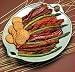 Wild Alaskan Smoked Salmon Strips, Two and a half full pounds, five packages, each with it's own flavor: honey, teryaki, sweet-n-sour, cajun and regular.