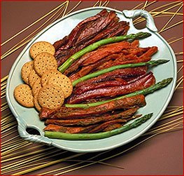 Wild Alaskan Smoked Salmon Strips, Two and a half full pounds, five packages, each with... by Interior Alaska Fish Processors, Inc.