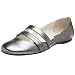 Calvin Klein Women's Preeti Metallic Ballet Flat,Acciaio,5 M US
