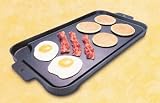 DOUBLE GRIDDLES,NON STICK COATED, FAT DRAIN