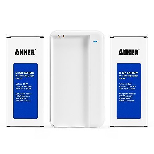 Anker 2 x 3220mah replacement li-ion batteries for samsung galaxy…
