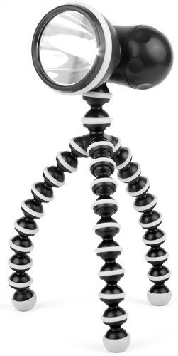 Joby Gorillatorch Adjustable and Flexible Tripod Flashlight, Gray