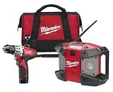 Milwaukee 2492-22 M12 Combo Kit 3/8-Inch Drill Driver & Radio