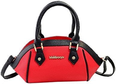 Fashiondiary Women's Lady Classic Handbags Red One Size