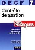 DECF, numéro 7 : Contrôle de gestion - Cas pratique