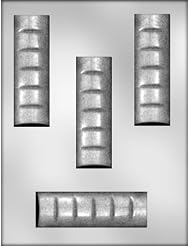 Buy CK Products 4-1 2-Inch Candy Bar Thin Chocolate Mold