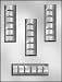 CK Products 4-1/2-Inch Candy Bar Thin Chocolate Mold