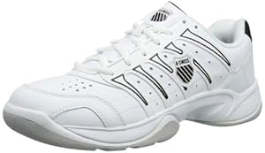 K-Swiss GRANCOURT II CARPET 02733-102-M, Herren Tennisschuhe, Weiß (White/Black), EU 44 (UK 9.5)