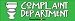 Complaint department - funny bumper stickers (Medium 10x2.8 in.)