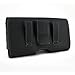 HTC One max Horizontal Leather Case with Magnetic closure with belt clip and belt loops + Stars Stripes Silicone Wristband