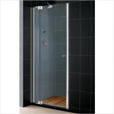 DreamLine Tub Shower SHTRDR 36601 42 Allure Shower Door Tray Combo 54x61 Clear Glass Door with 36x60 Left Hand DrainTray Chrome Frame Finish Clear Glass Left Hand Drain Tray