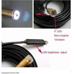 5m USB Waterproof Endoscope Borescope Inspection Camera
