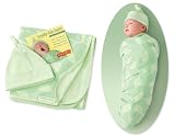 Kiddopotamus & Co. SwaddleSet with Cap - Green Vines
