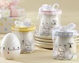 Baby Keepsake: About to Hatch Kitchen Egg Timer in Showcase Gift Box Yellow, Pink and Blue - White