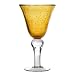 Glass Goblets Set of 6 - Amber