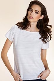 Per Una Boat Neck Textured Ripple Jersey Top