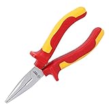 uxcell　絶縁ロングノーズプライヤー　絶縁プライヤー　金属　プラスチック　1000V　BOOHER