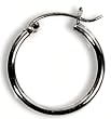2.5mm Snap Post Hoop Earrings, Size: 2.5mm x 24mm