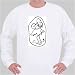 Nice Skirts - Sweatshirt with Hawaii, "black and white", "grass skirt", Polynesia, traditional, playing, woman, ball, beach Small White