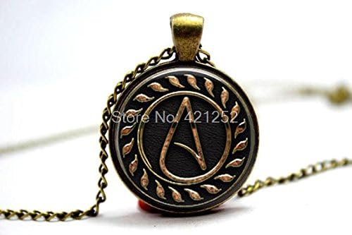 Pretty Lee 2015 Fashion Atheist Glass Photo Pendant Necklace Glass Photo Cabochon Necklace Christmas gift