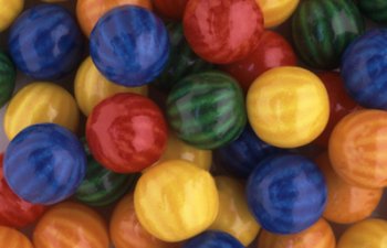 Gumballs Beach Ball by Oak Leaf Confections Co.