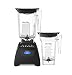 Blendtec Classic 575 Blender with Wildside+ Jar (90 oz) and FourSide Jar (75 oz) BUNDLE, Professional-Grade Power, Self-Cleaning, 4 Pre-programmed Cycles, 5-Speeds, Black,