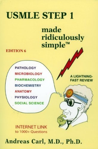 USMLE Step 1 Made Ridiculously Simple by Carl, Andreas (2010) Paperback