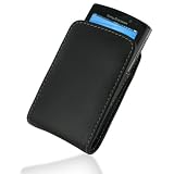 PDdair VX1 Black Leather Case for Sony Ericsson Xperia Mini Pro