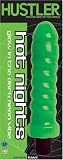 Hustler Hot Nights Glow-in-the-Dark Vibe Vibrator, Green