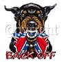Back Off-Dixie Dog 33 Adult Long Sleeve T-Shirt
