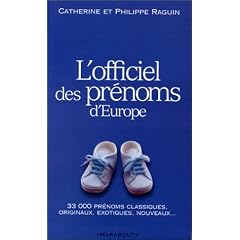 L'officiel des pr�noms d'Europe