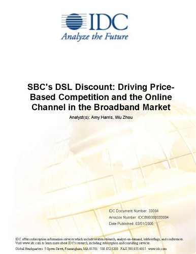 SBC's DSL Discount: Driving Price-Based Competition and the Online Channel in the Broadband Market