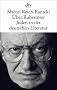 �ber Ruhest�rer: Juden in der deutschen Literatur
