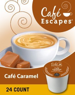 Café Escapes Café Caramel K-Cup Pack 2 - 24 count packs