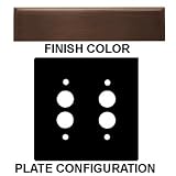 Review Classic Accents, Inc. OB-02 / Classic Accents Oil Rubbed Bronze 2 Gang Push Button Light Switch Switchplate