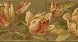 Bronze Tulip Wallpaper Border