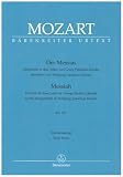 Mozart Der Messias Klavierauszug KV 572