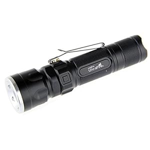 UltraFire® Sk96 Cree Xm-l T6 800lm 5-mode White Light Zooming Led Flashlight - Black (UltraFire SK96)