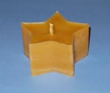 Handmade Beeswax Star Candle
