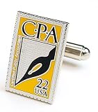 Accountant CPA Stamp Cufflinks Cuff Links