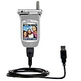 Classic Straight USB Cable for the Samsung SCH-A610 with Power Hot Sync and Charge capabilities - Gomadic Brand w/ TipExchange Technology