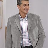 Fly Front Microfiber Sportcoat