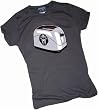 Toaster - Battlestar Galactica Crop Sleeve Fitted Juniors T-Shirt
